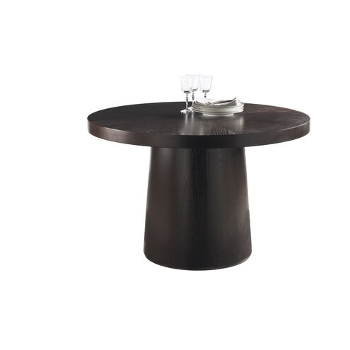 Cameo 47 X 30 inch Dark Brown Dining Table